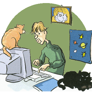 Cartoon Jeroen van Martin-Jan van Santen