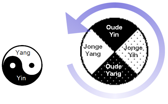 oude en jonge yin en yang