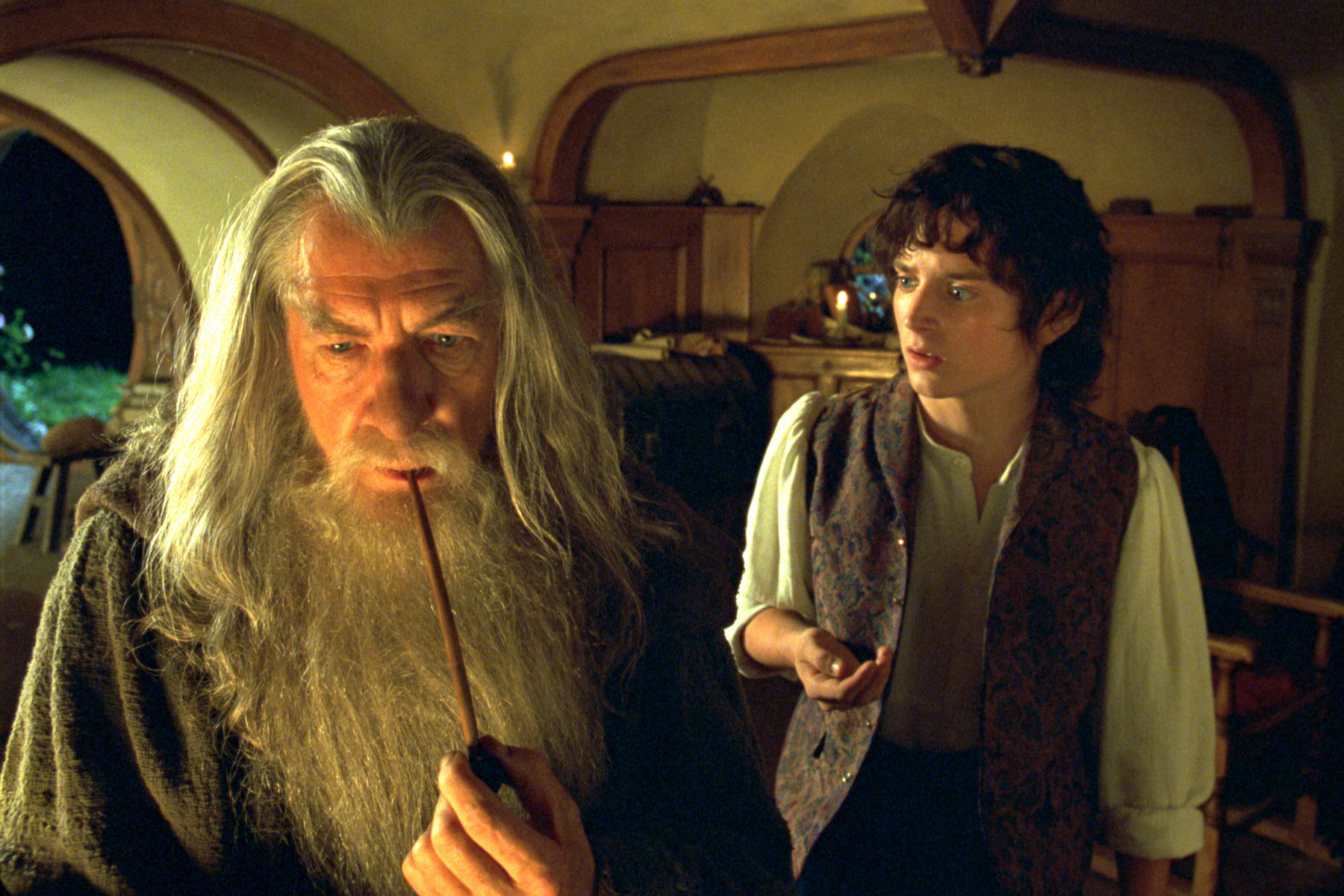 Frodo en Gandalf - lord of the rings