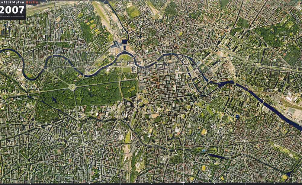 Luchtfoto Berlijn 2007