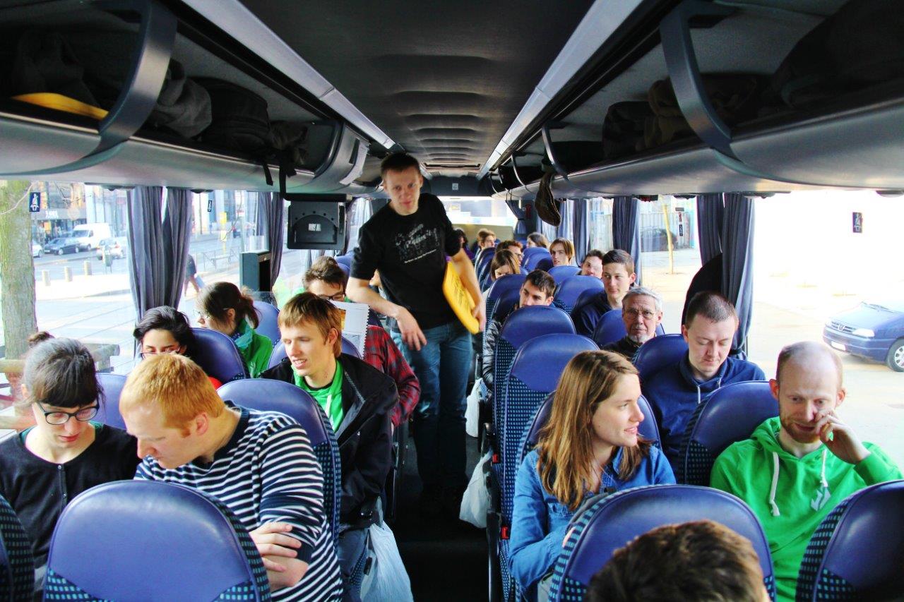 Foto volle bus