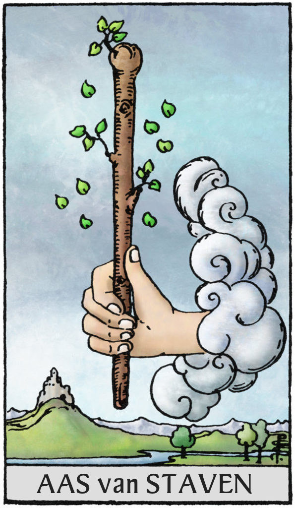 tarotkaart staven