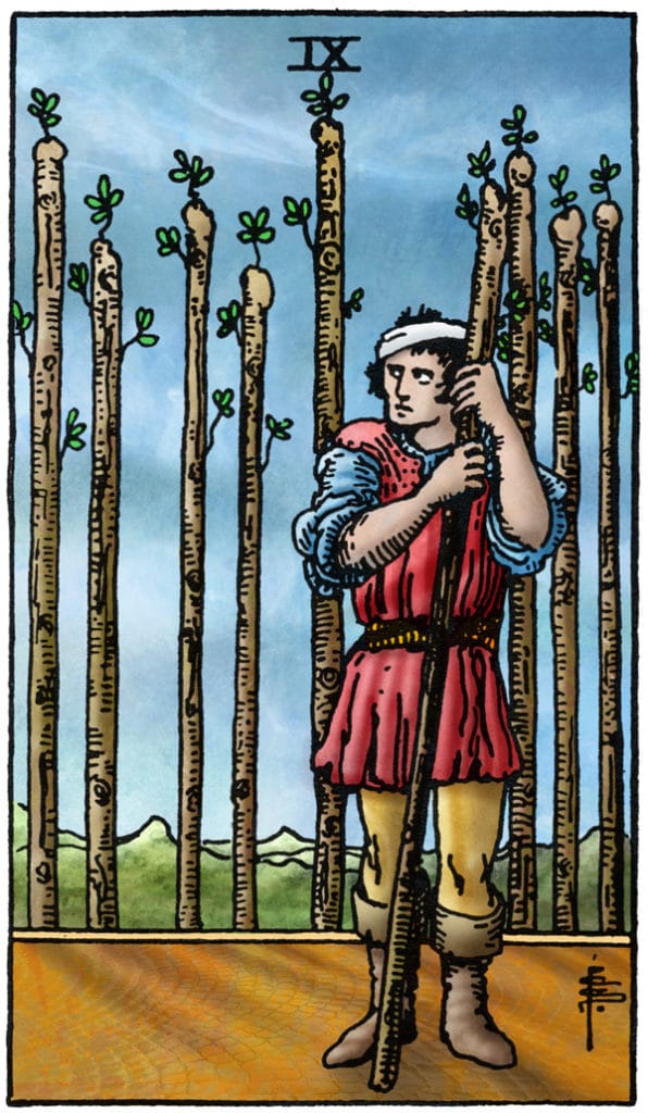 tarotkaart staven