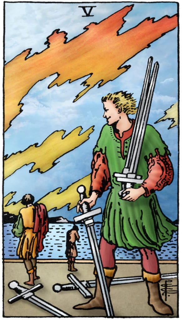 tarotkaart zwaarden