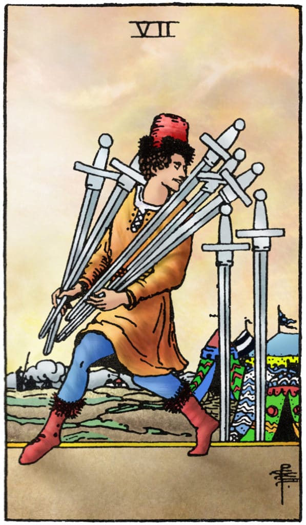 tarotkaart zwaarden