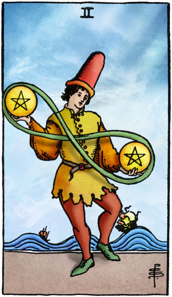 tarotkaart Munten 2