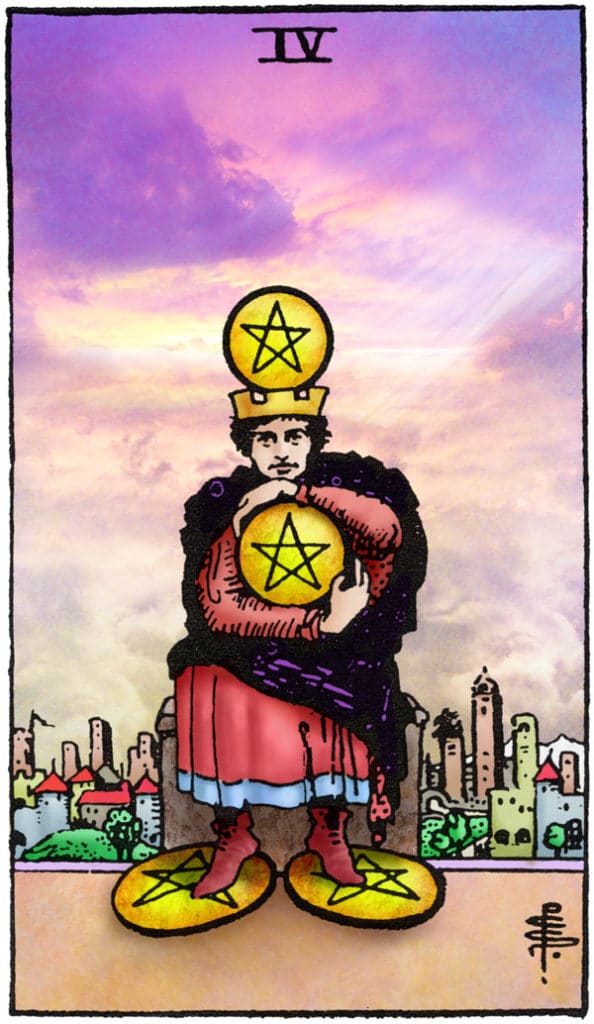 tarotkaart pentakels