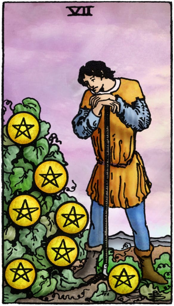 tarotkaart pentakels