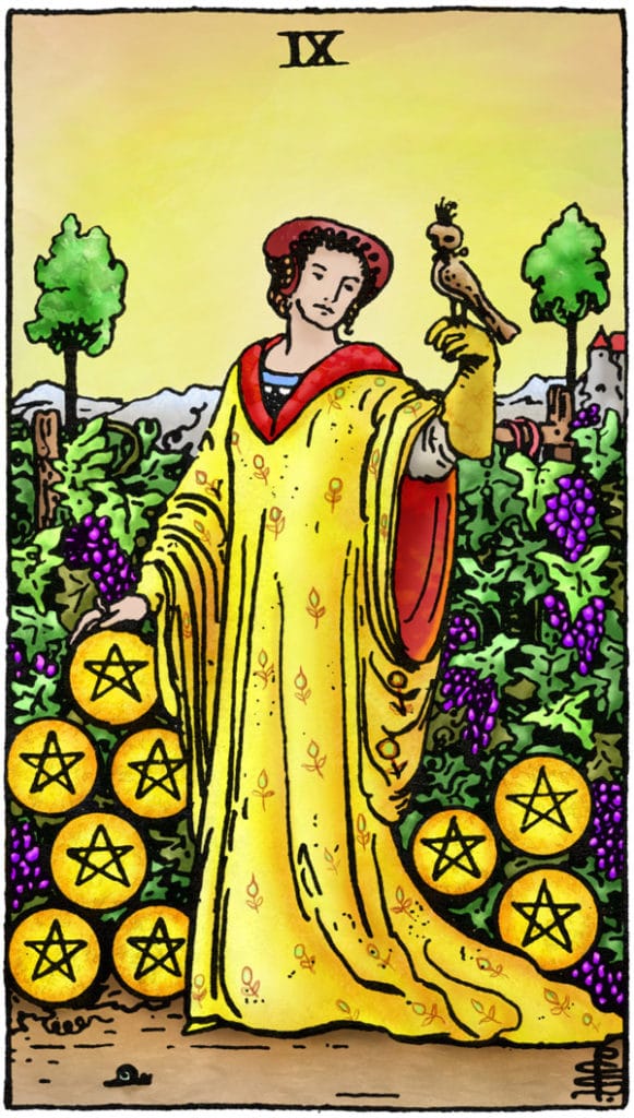 tarotkaart pentakels