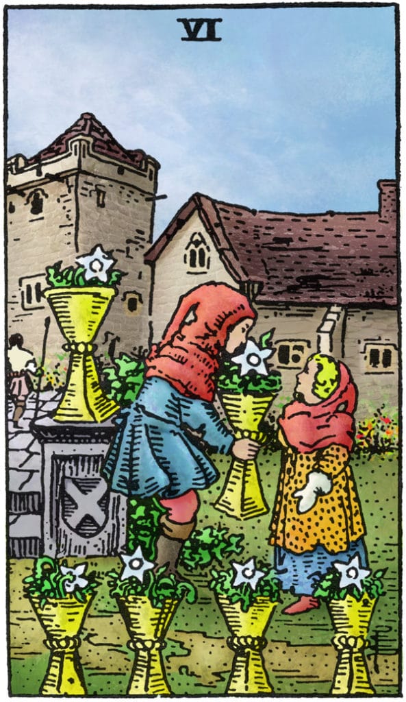 tarotkaart bekers