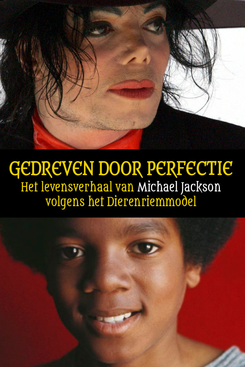 Boek voorkant Michael Jakson Gedreven door Perfectie